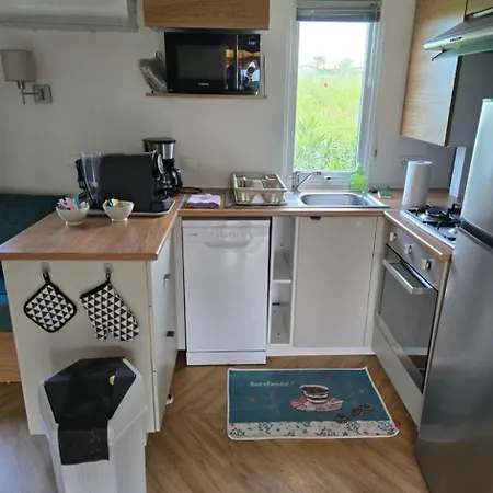 Кемпинг Fmlodge Mobilhome Evasion Au Sable Du Midi Сериньян